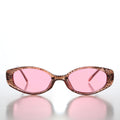 90s Oval Sunglasses with Tinted Lenses - Helena